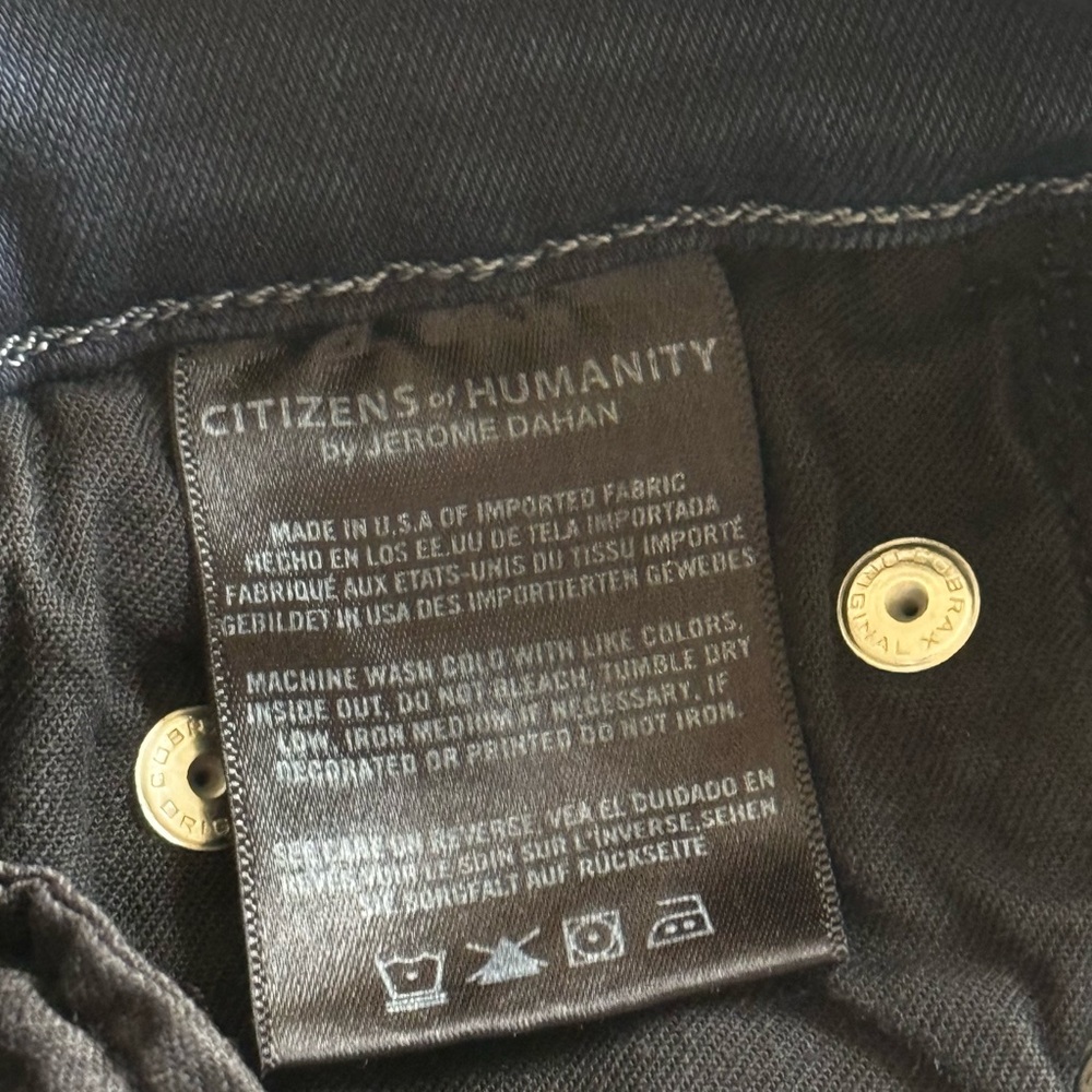 CITIZENS OF HUMANITY Rocket High Rise Skinny Dark Wash Denim Jeans - Picture 6 of 8